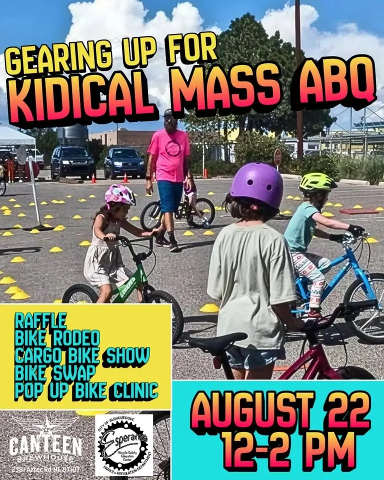 Gearing Up for Kidical Mass ABQ!