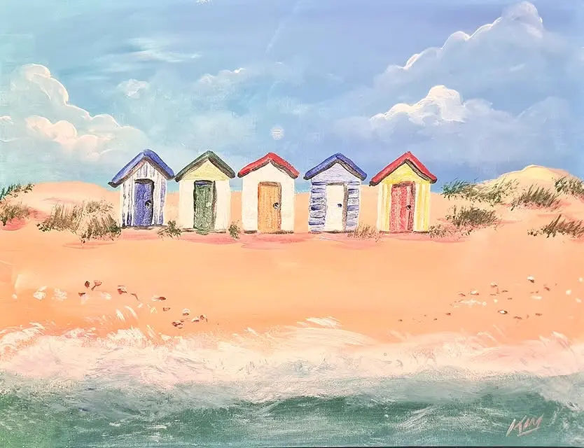 LYTHAM Paint Night - Pretty Huts All in a Row
