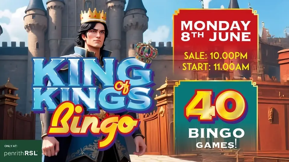King Of Kings Bingo at Penrith RSL