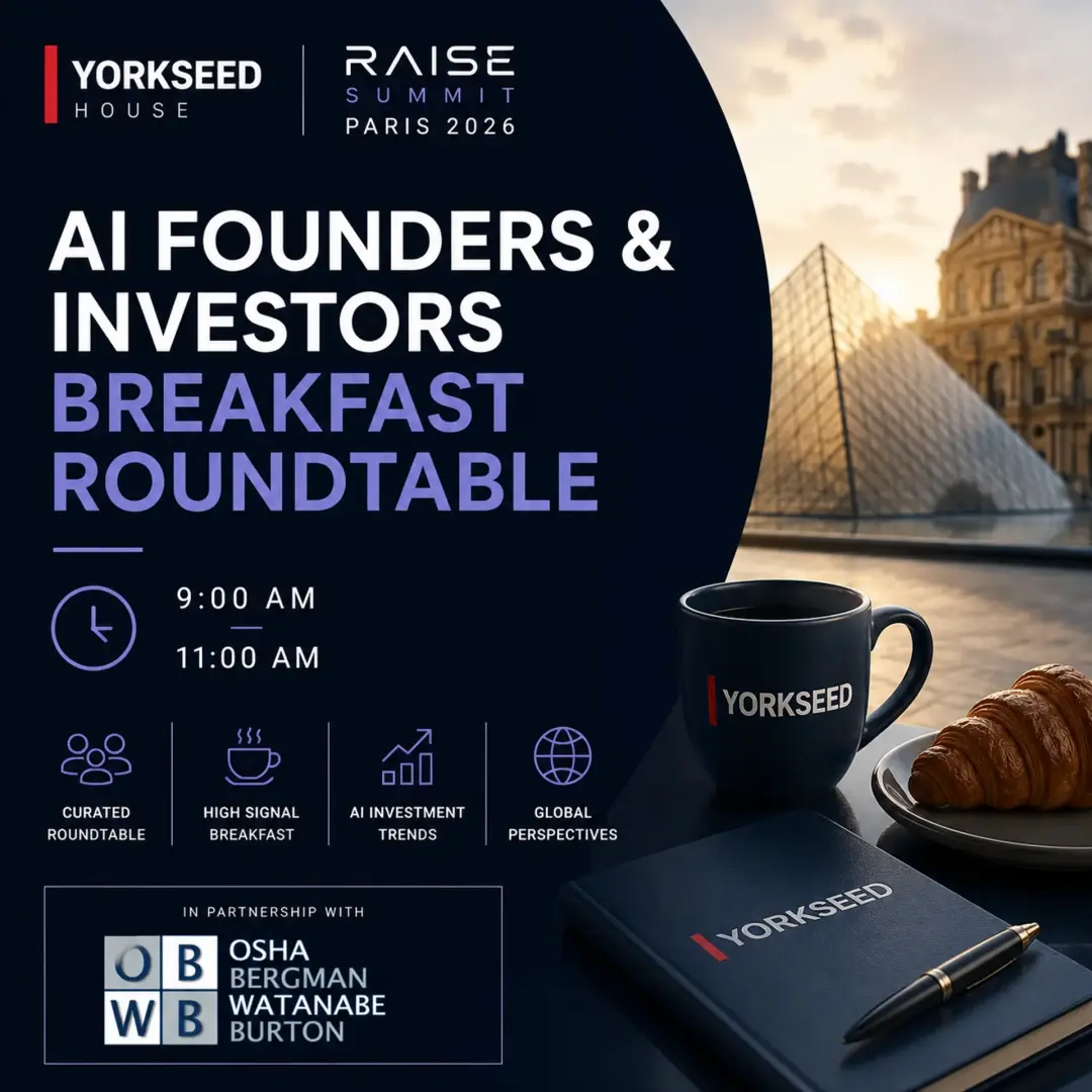 Founders & Investors Breakfast Roundtable - Yorkseed Passport Series