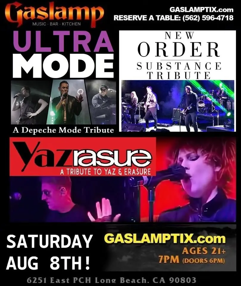SAT 8/8/2026 Ultra MODE, Substance + Yazrasure at Gaslamp, Long Beach, CA!