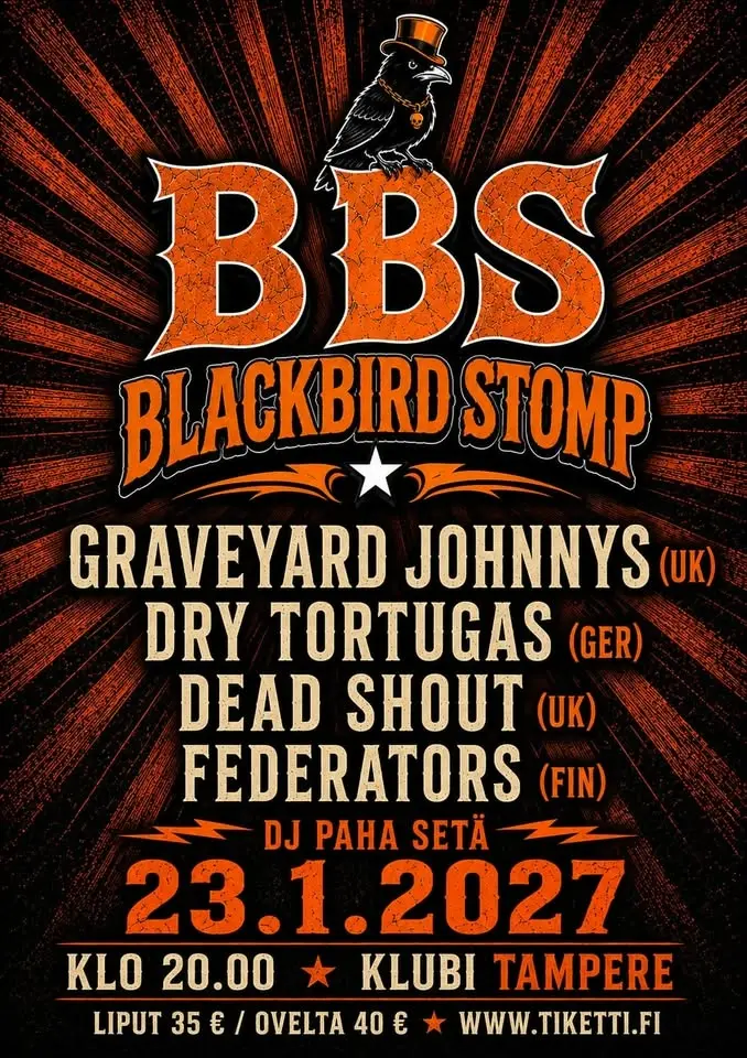 Blackbird Stomp 23.1. | Tullikamarin Klubi
