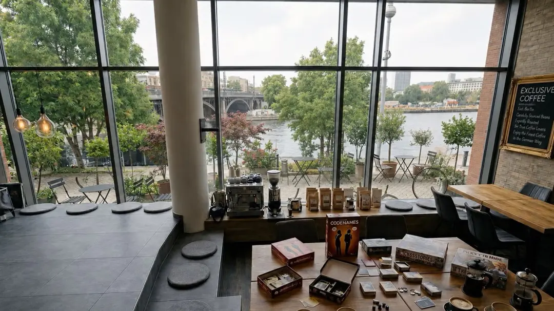 Sunday Retreat by the Spree – Coffee ☕️, Board Games 🎲 & Good Company 🤝