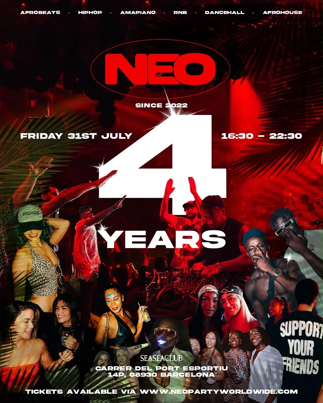 NEO Party (Open Air) 4th Year Anniversary - Barcelona - July