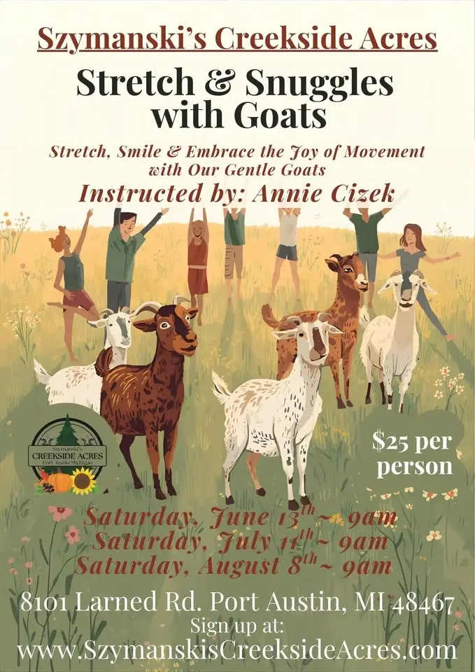 Snuggle and Stretch with Goats!