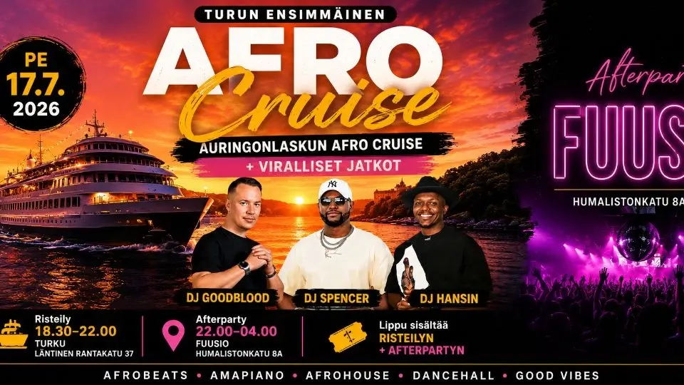 AFRO CRUISE TURKU + Afterparty