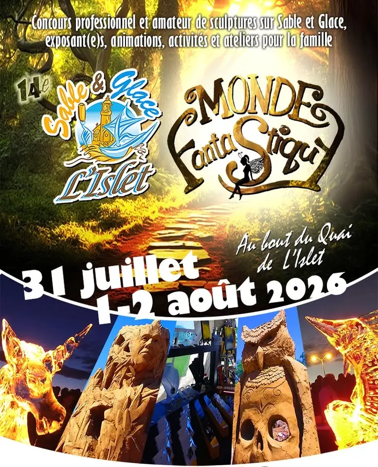 Sable et Glace L'Islet 2026 - Monde Fantastique