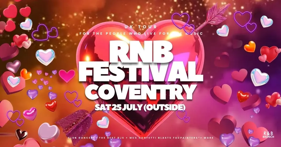 RNB Festival Coventry (Kasbah) Sat 25 July (Outside Rooftop)