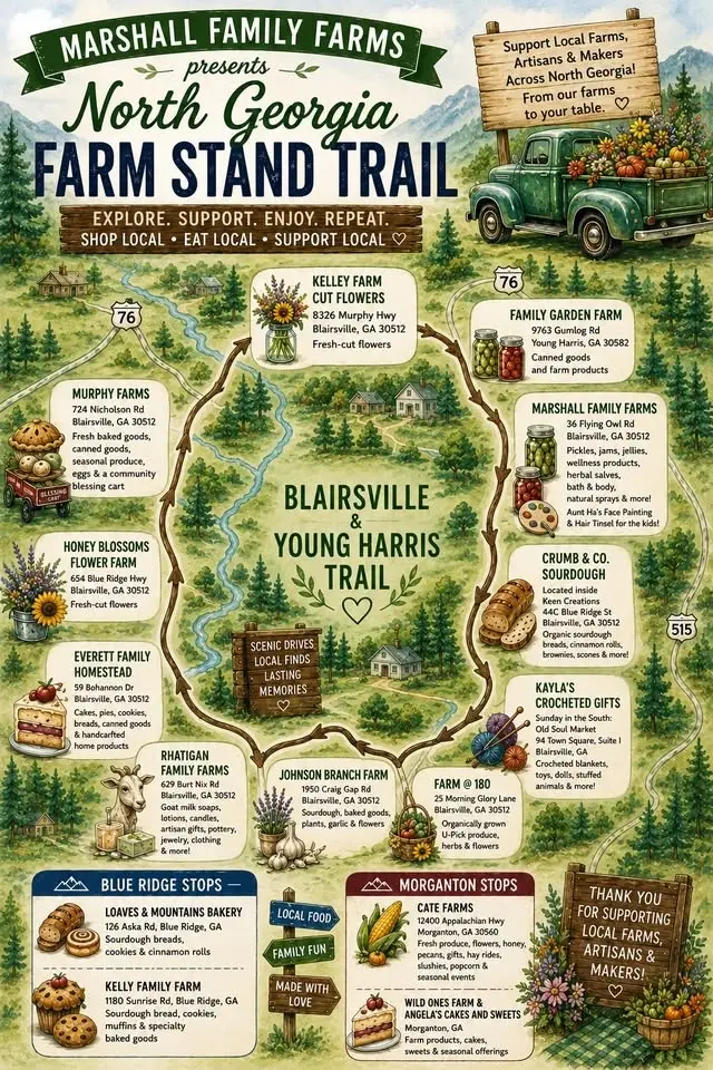 North Ga Farm Stand Trail 