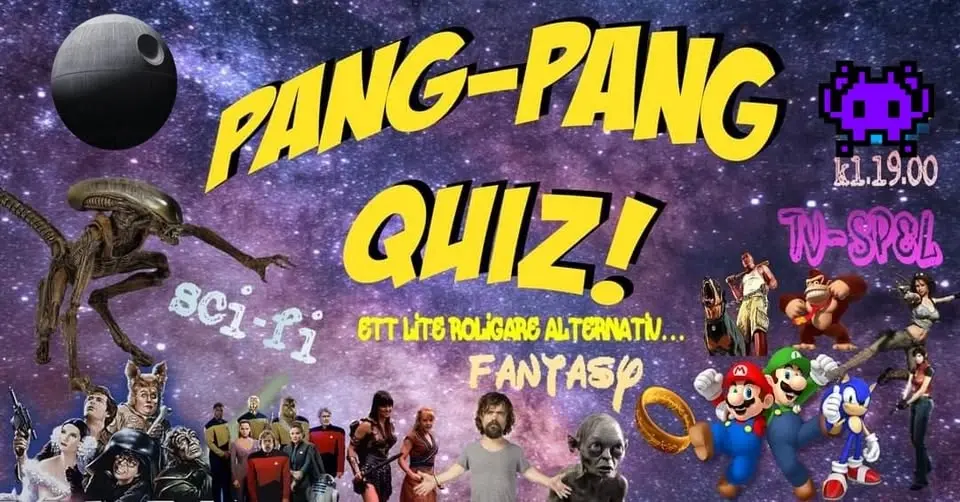 Pang-Pang Quiz!- Sci-Fi, Fantasy och Tv-Spel...