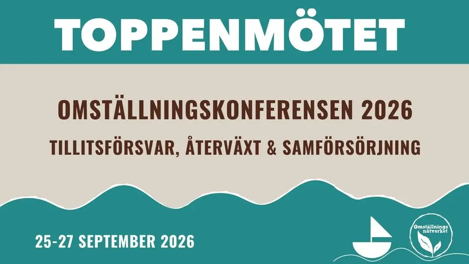TOPPENMÖTET - Omställningskonferensen 2026