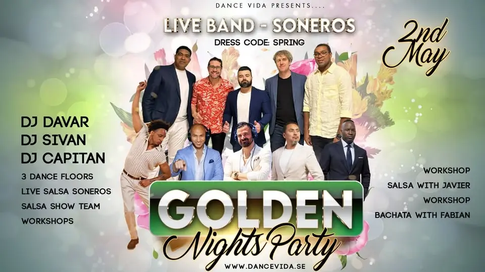 🌸 Golden Nights Party – Spring Edition 🌸 Dance Vida