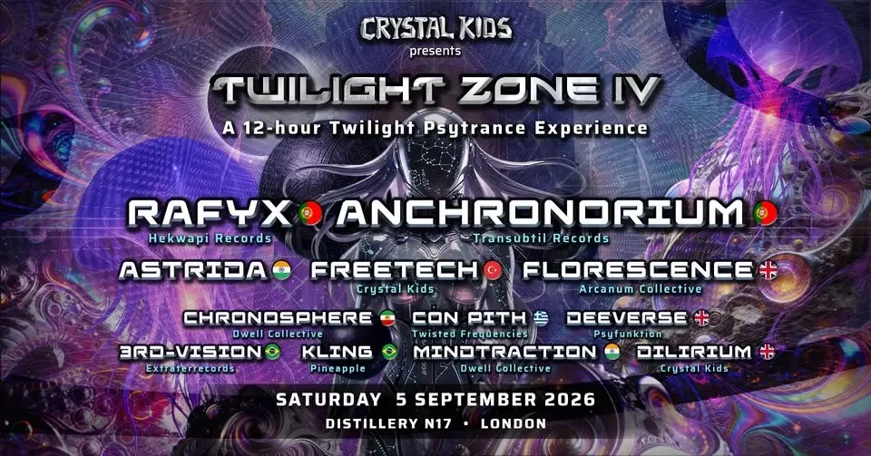 Twilight Zone IV • Rafyx, Anchronorium • London