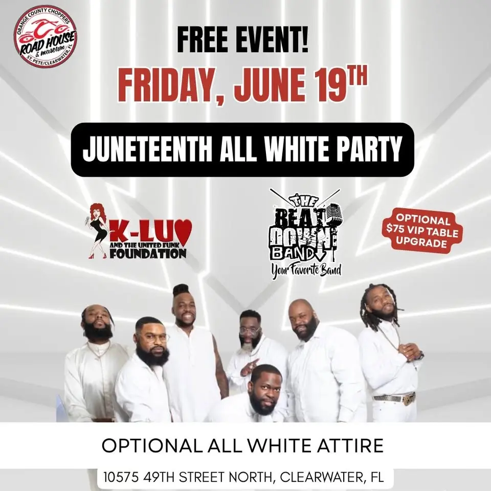 Free Live Music: Juneteenth- All White Party at OCC Road House
