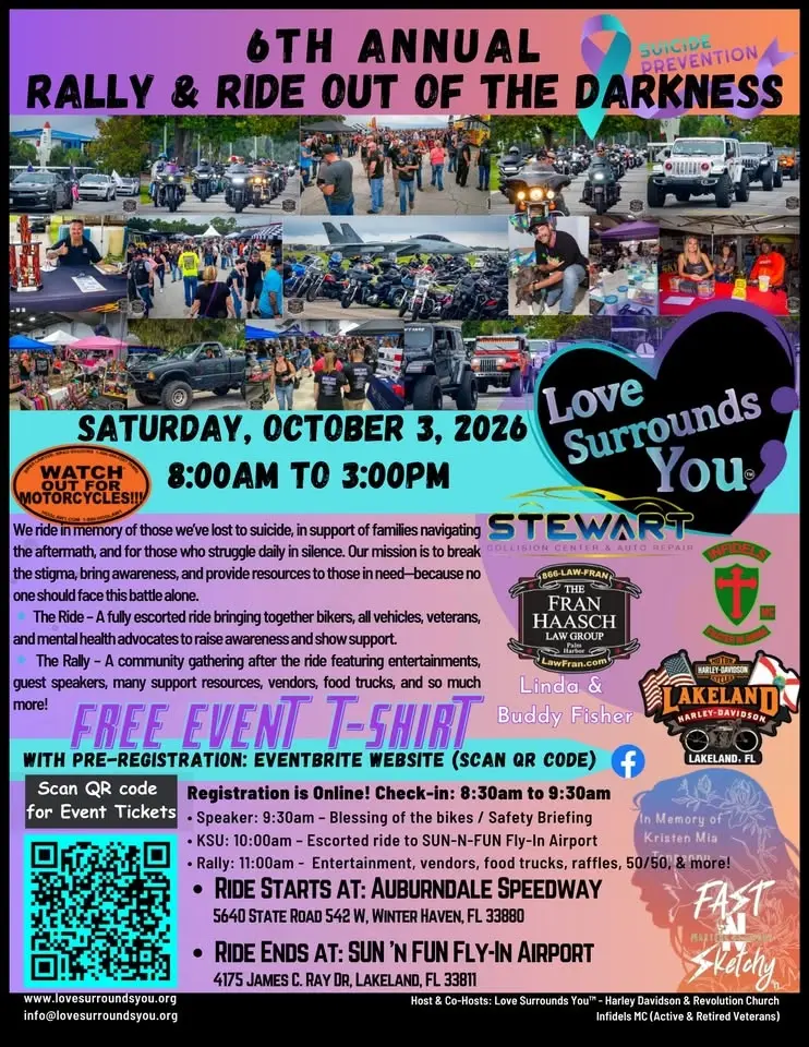 6th Annual Nationwide Rally & Ride Out of the Darkness®