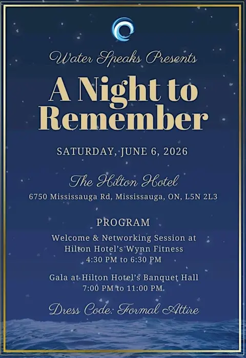 Water Speaks Fundraising Gala: A Night to Remember