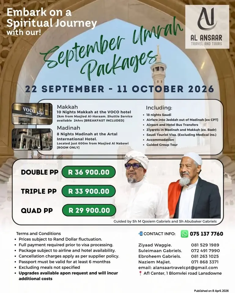 September Umrah Tour