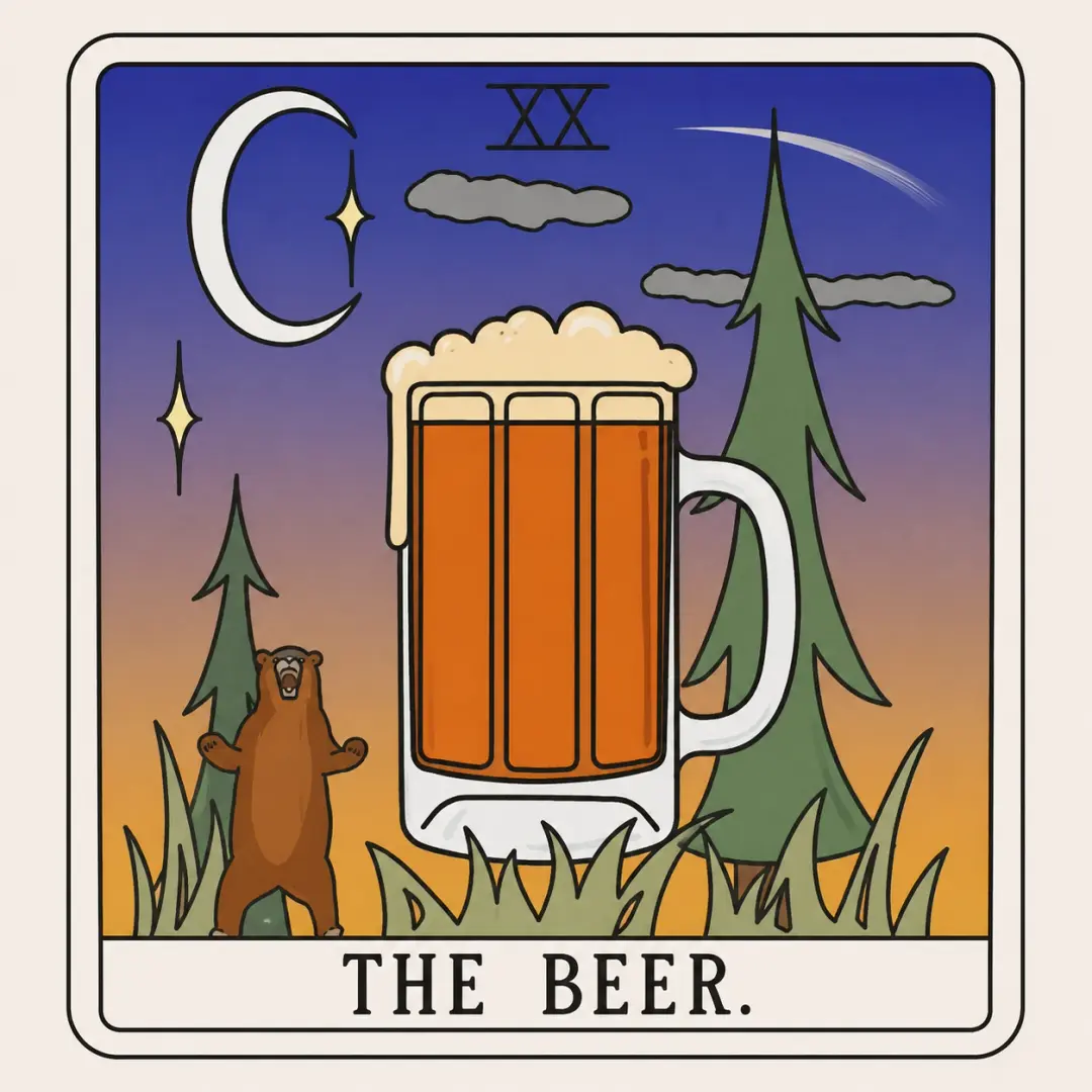Noche entre copas y tarot