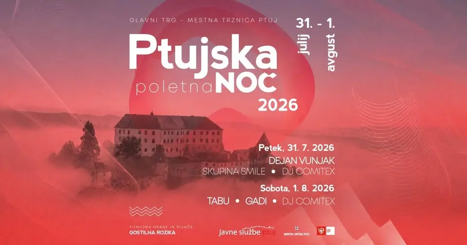 PTUJSKA POLETNA NOČ│ 31.7.-1.8.2026