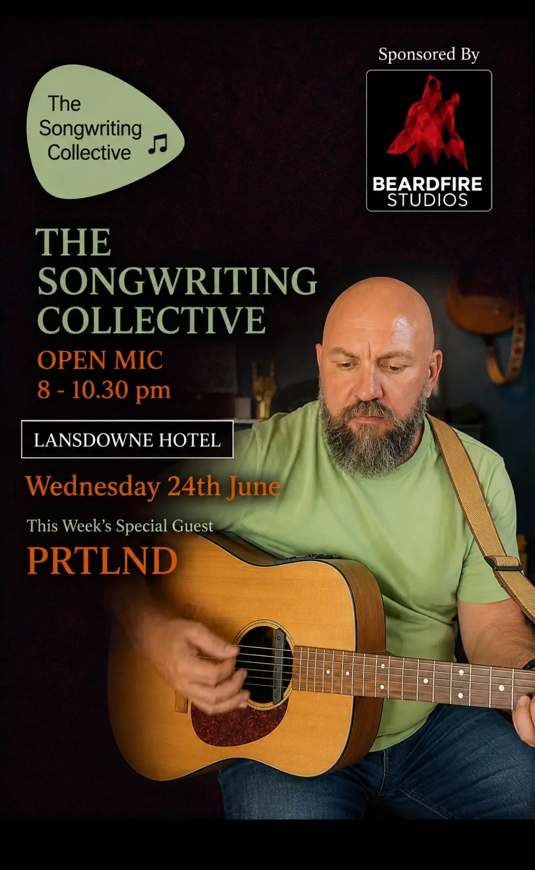 Songwriting Collective - Open Mic - Landsdowne Hotel.