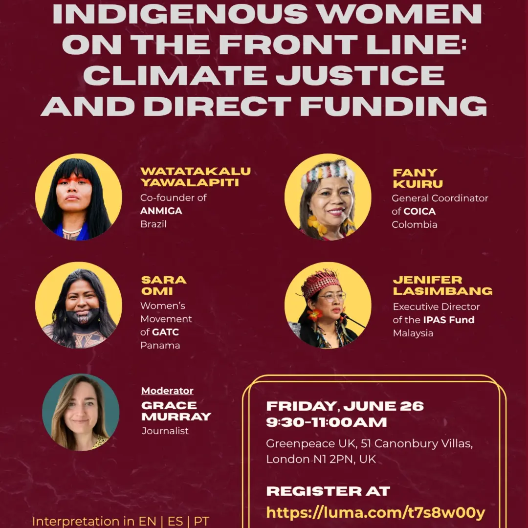 Indigenous Women on the Front Line: Climate Justice and Direct Funding
