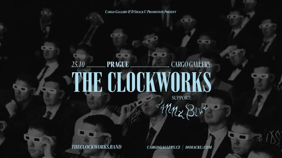 The Clockworks (IE) + support: Danny Blue / Cargo Gallery