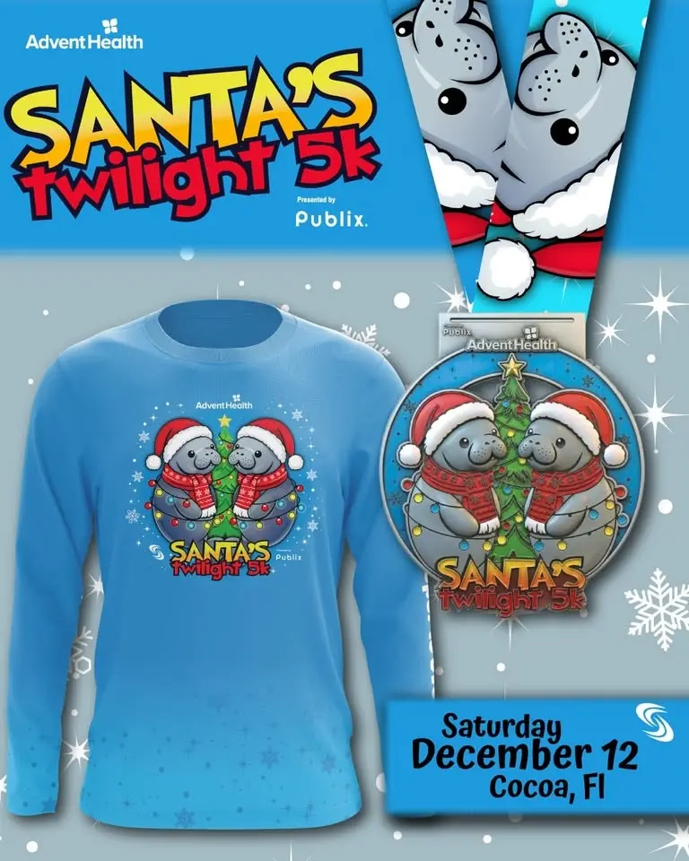 AdventHealth Santa's Twilight 5K - Cocoa Village