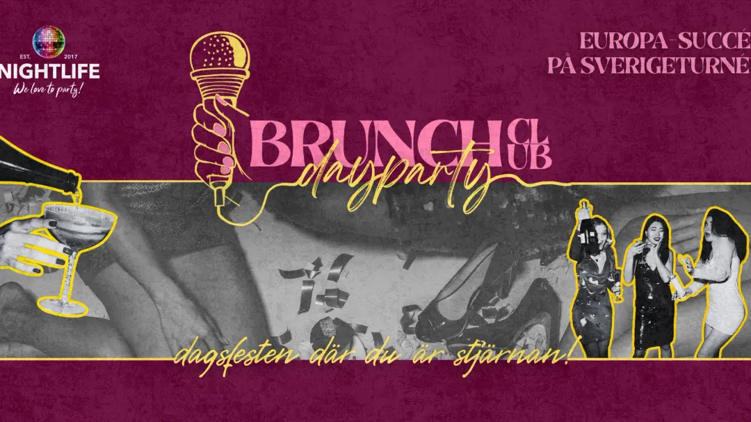 Brunch Club- Bubblande tjejfest i Uppsala