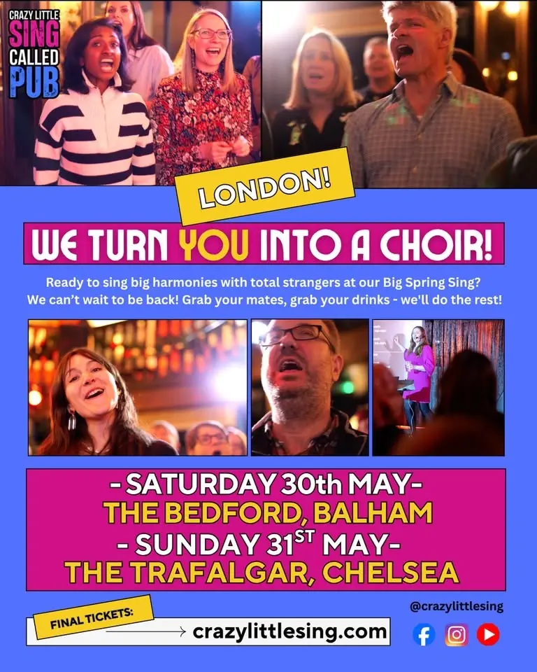 Big Spring Sing BALHAM- Crazy Little Sing Called Pub