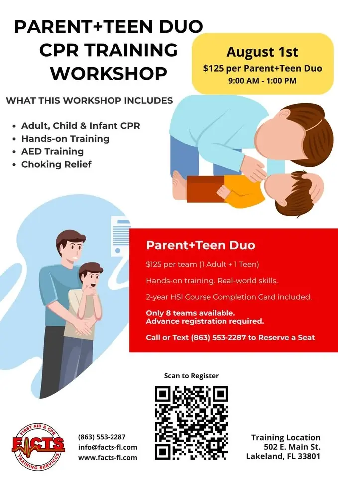 Parent+Teen Duo CPR Training