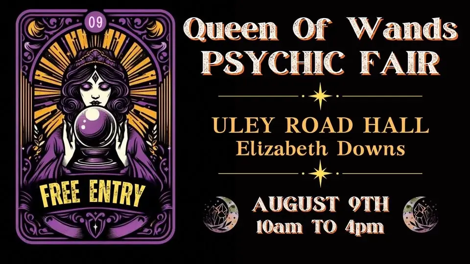 Queen of Wands Psychic Fair - Elizabeth Downs ✨🔮✨