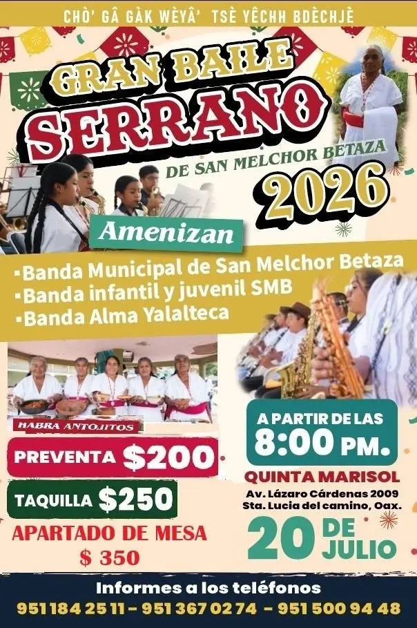 BAILE SERRANO BETAZA 2026