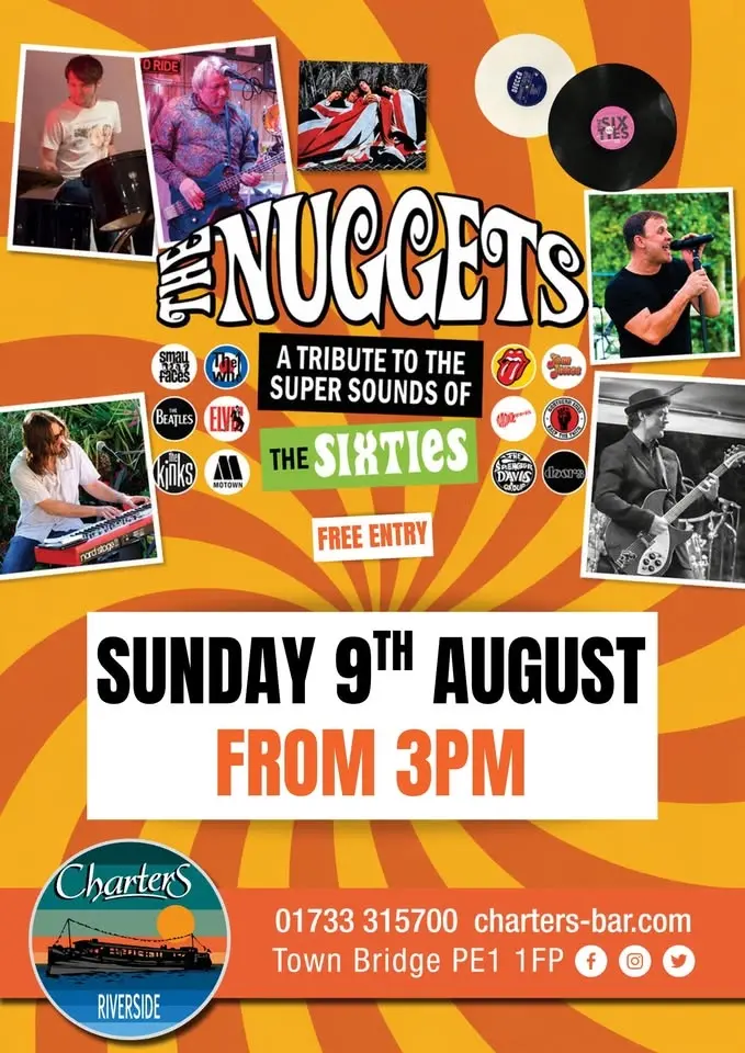Charters Summer Sunday Session with THE NUGGETS - FREE ENTRY & LIVE MUSIC