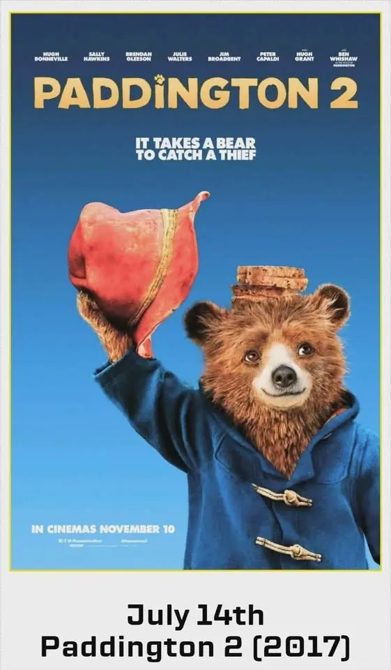Summer Free Movie Tuesday Paddington 2