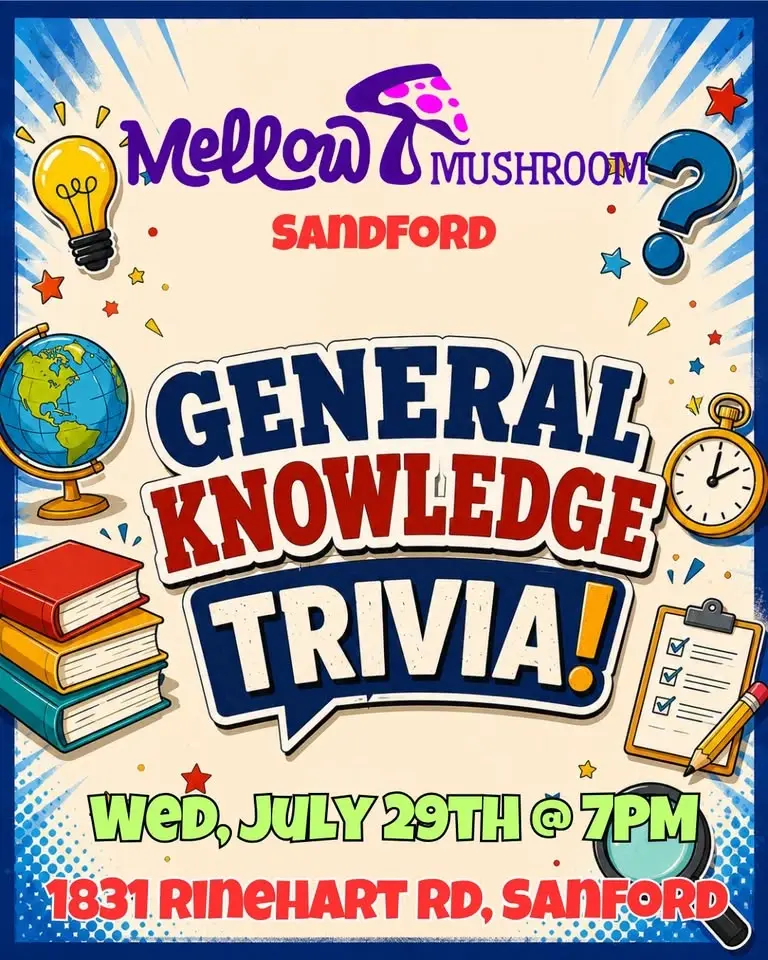 General Knowledge Trivia @ The Mellow Mushroom Sanford