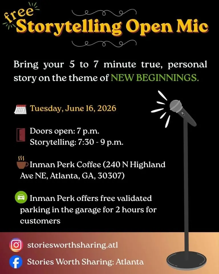 Storytelling Open Mic: NEW BEGINNINGS