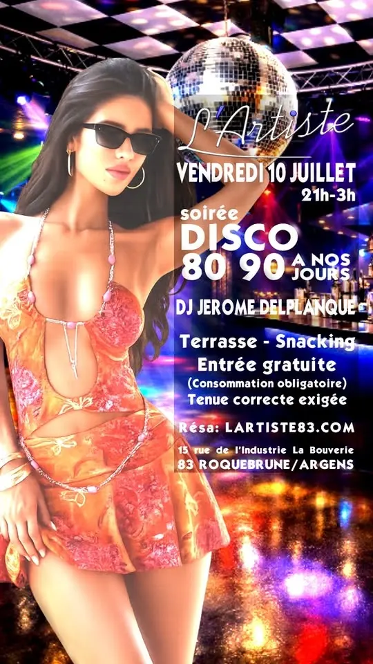 Soirée Disco 80 90 à nos jours