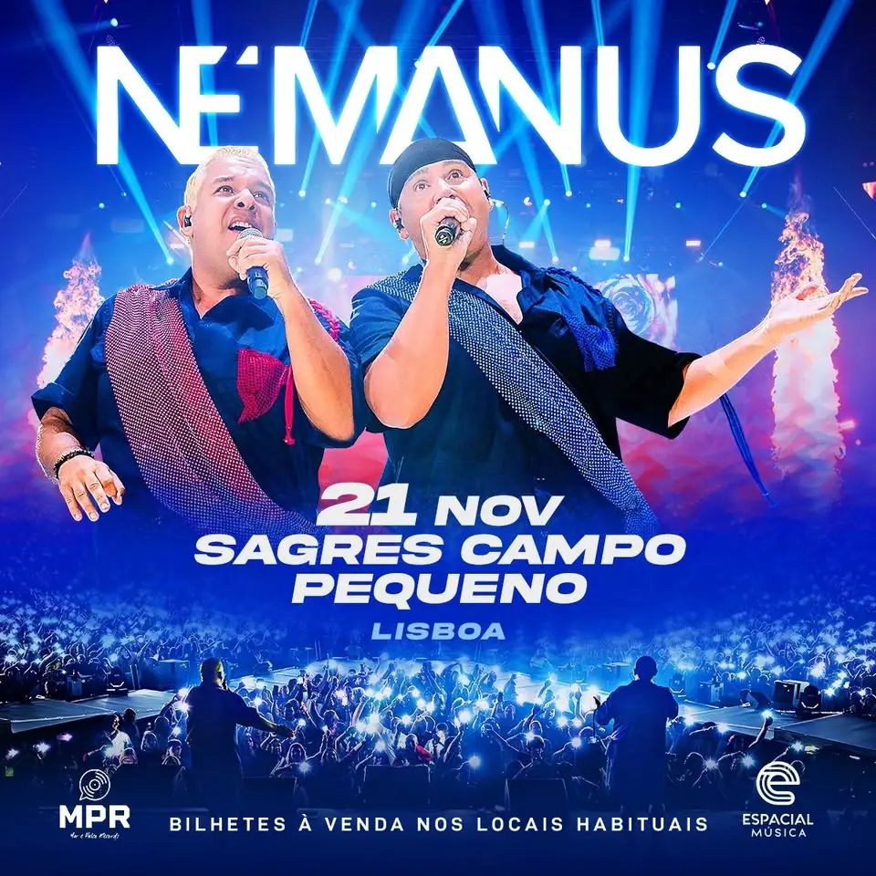 NÉMANUS - AO VIVO - SAGRES CAMPO PEQUENO - LISBOA