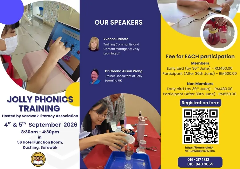 Jolly Phonics Training by Yvonne Dalorto and Dr. Creena Alison Wong (Jolly Learning UK)