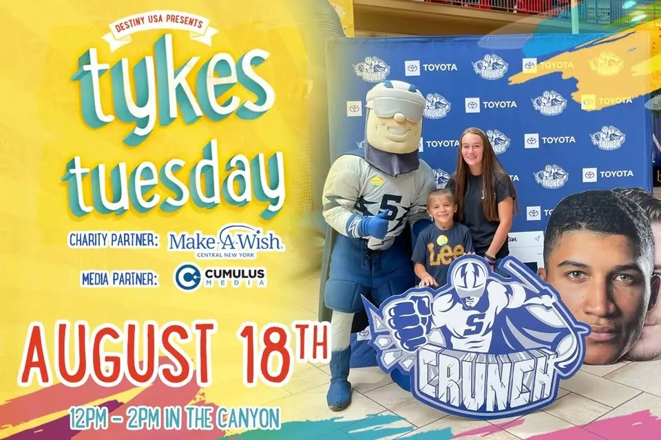 Tykes Tuesday- Syracuse Crunch
