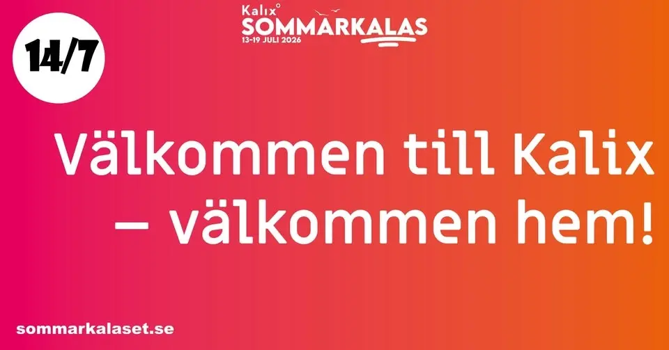 Inflyttningsfest för nya Kalixbor