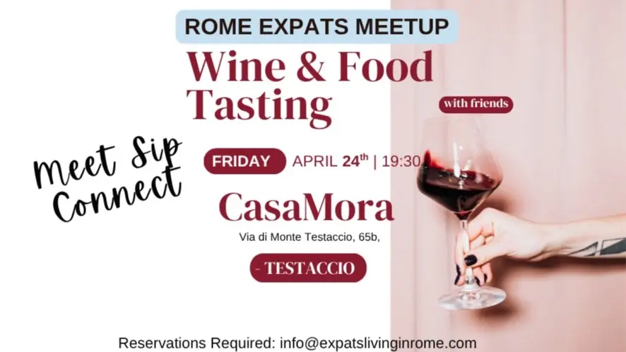 #RomeExpats: Wine & Food Tasting with Friends | Testaccio