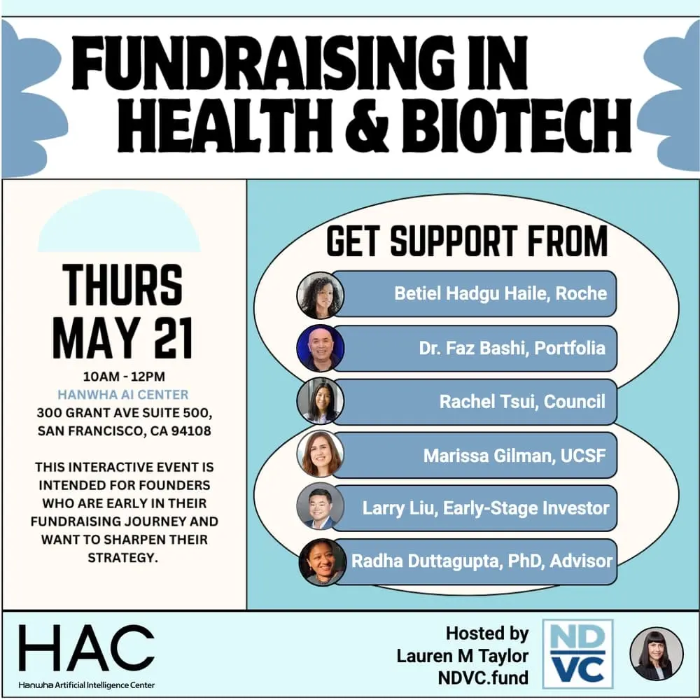 Fundraising Strategy for Health & Biotech Founders