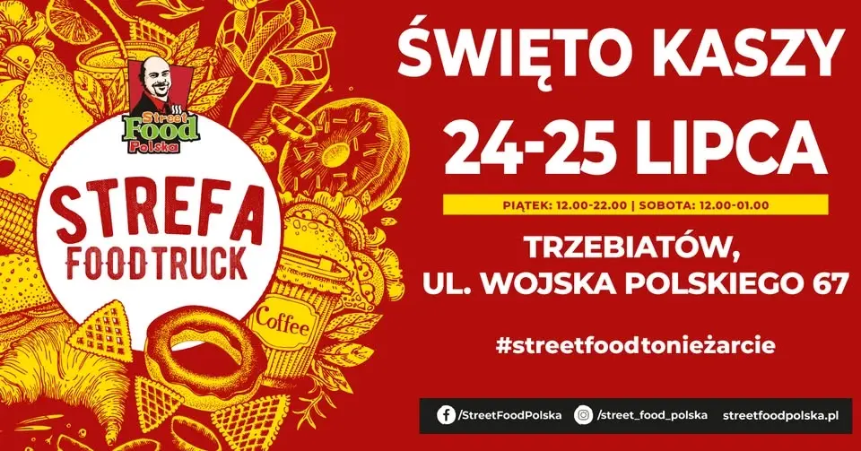 Strefa Foodtruck - Święto Kaszy w Trzebiatowie