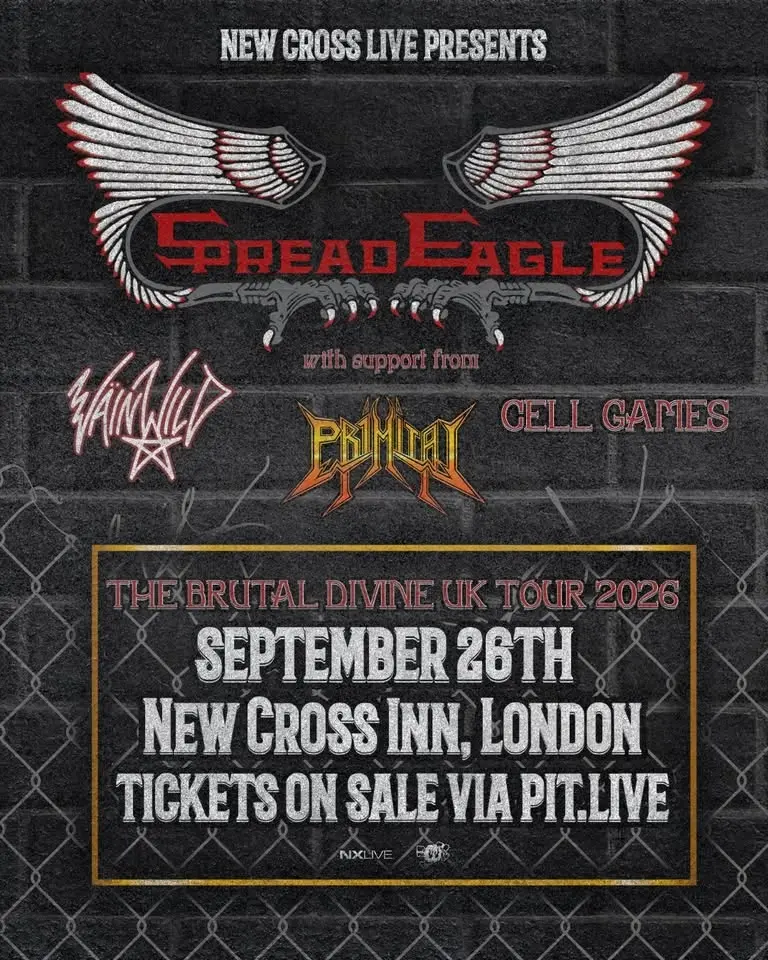 SPREAD EAGLE 100% Live in London, UK