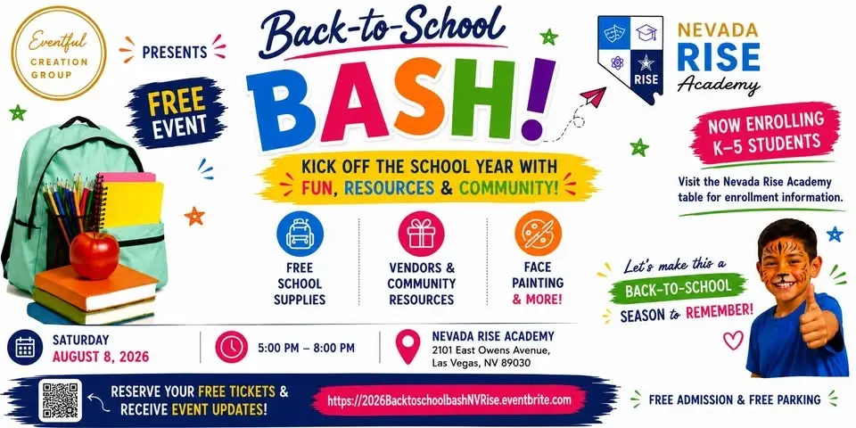 Back-to-School Bash at Nevada Rise Academy!