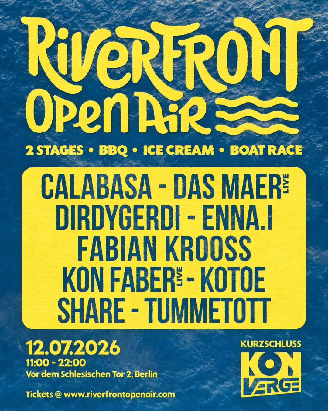 Riverfront Open Air // KONVERGE x kurzschluss