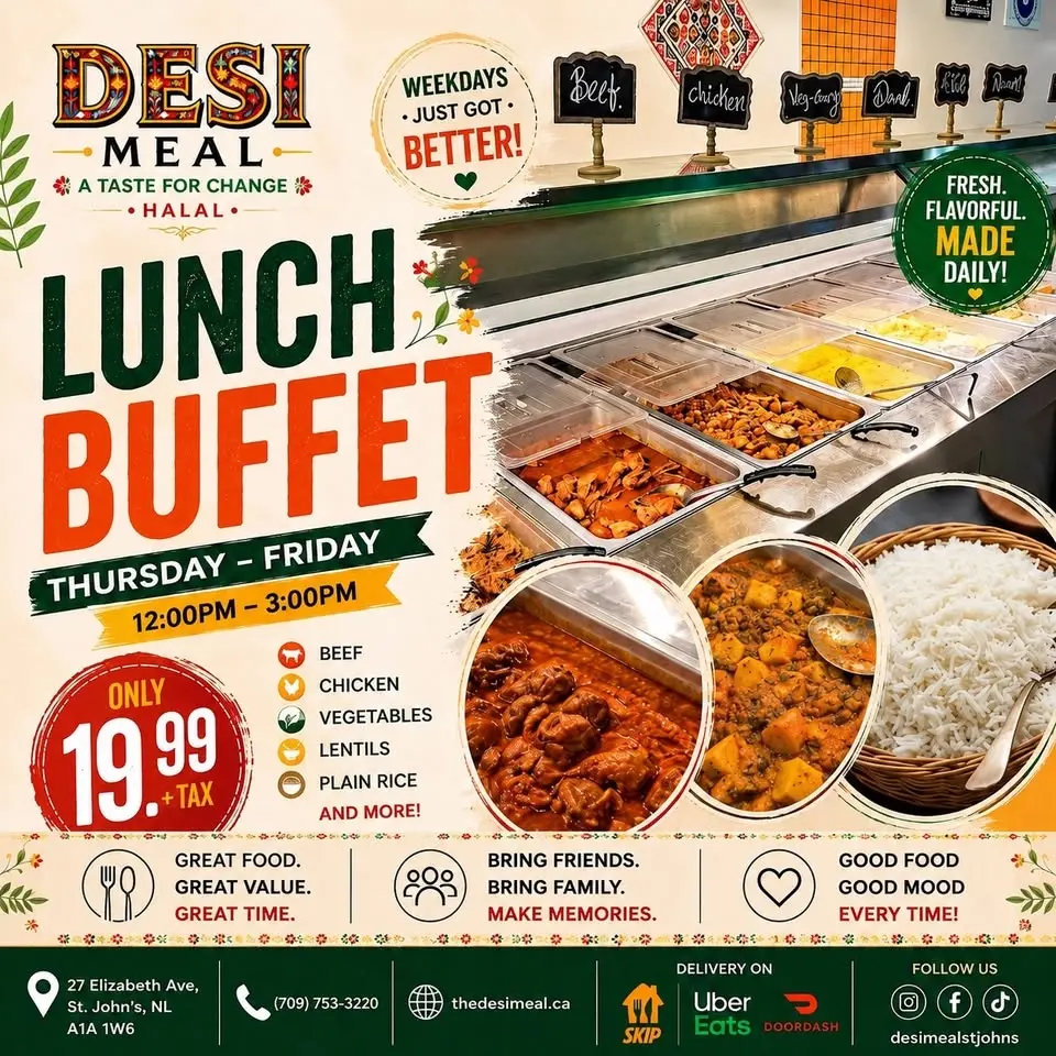 Lunch Buffet - Authentic South Asian Cuisine