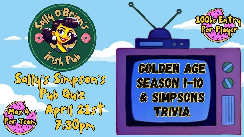 Simpsons Quiz @ Sally O'Brien's