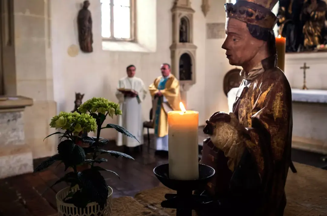 Bohoslužba ve švihovské hradní kapli